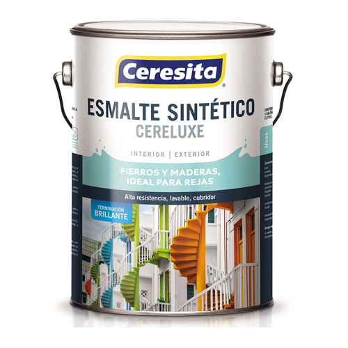 Esmalte sintetico cereluxe bermellon 1gl Ceresita