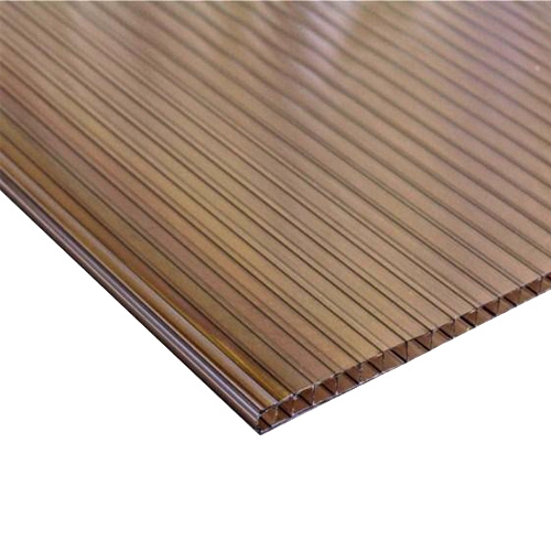 Policarbonato alveolar 4mm x 1.05 x 2.90 mts bronce