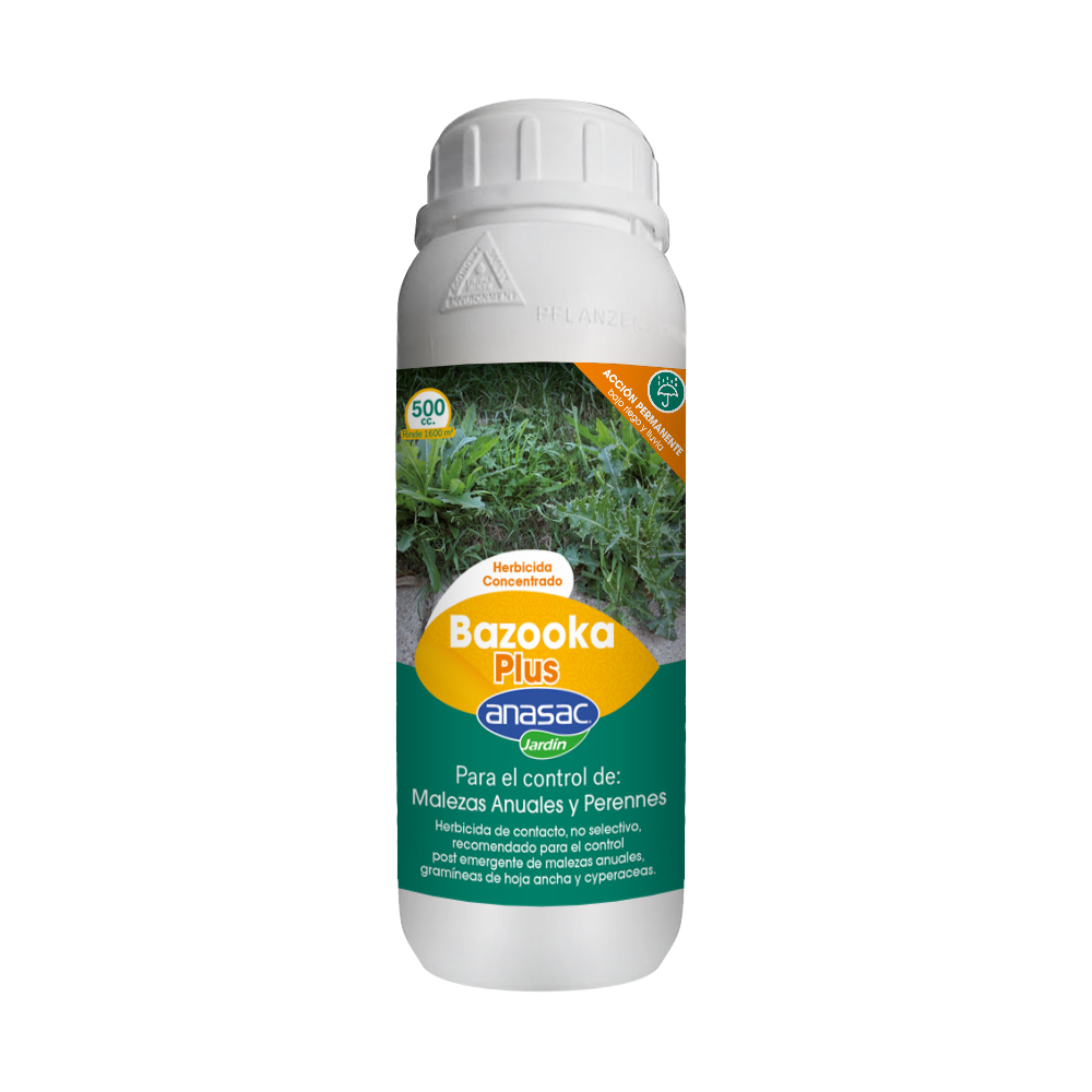 Bazooka 500cc plus herbicida Anasac