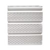 Siding pvc alero perforado 0.3x3.66mt blanco DVP