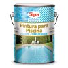 Pintura piscina hormigón o fibra blanco, 1 galón, Sipa