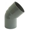 Codo PVC sanitario gris 87,5° 40 mm Hoffens