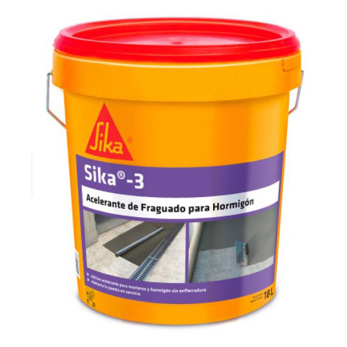 Sika 3 acelerante de fraguado 18 Lts