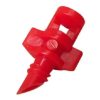 Microjet eco 60 L/H 300° radio 2 mts rojo