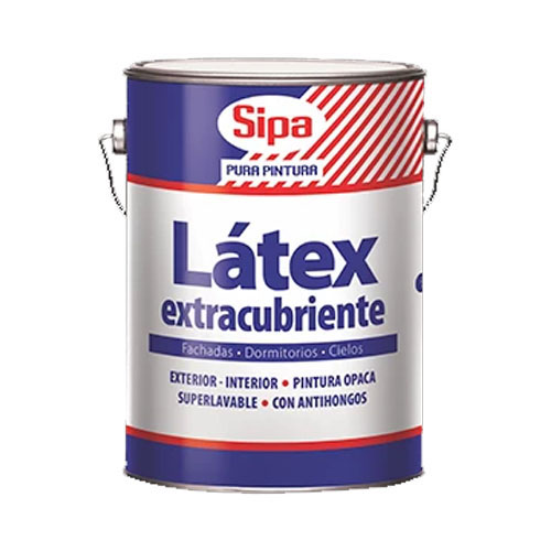 Latex extracubriente blanco 1gl Sipa