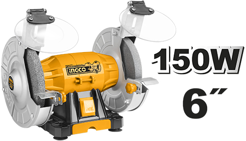 Esmeril de banco 220-240v - rueda 6   2950 rpm INGCO