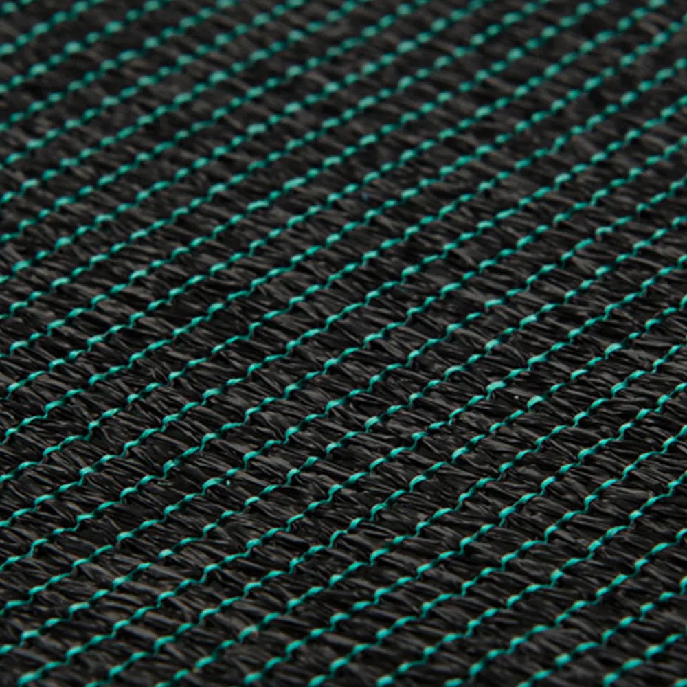 Malla raschel UV verde/negra 80% 4.20 mts x metro lineal