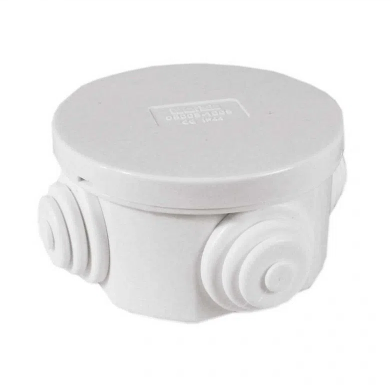 Caja estanca circular 84 x 50 mm IP65 c/conos