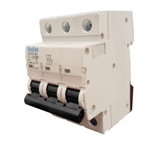 Interruptor Automatico trifasico 3 x 10A Curva C 10K Ekoline