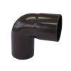 Codo Canaleta Macho / Hembra marron 75 mm x 87.5° Hoffens