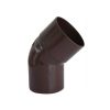 Codo Canaleta Hembra / Hembra marron 75mm x 45° Hoffens
