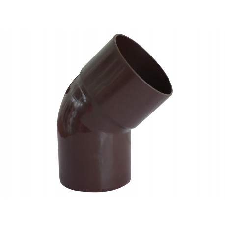 Codo Canaleta Hembra / Hembra marron 75mm x 45° Hoffens