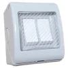 Caja intemperie Hidrobox IP55 C/2 interruptor 9/15A Ekoline