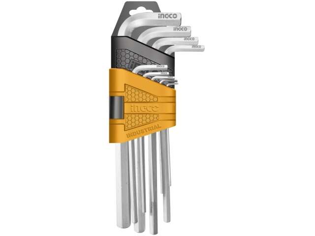 Juego llaves Allen 1.5mm a 10mm 9pzs INGCO