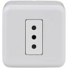 Enchufe simple 10A Sobrepuesto blanco Schneider