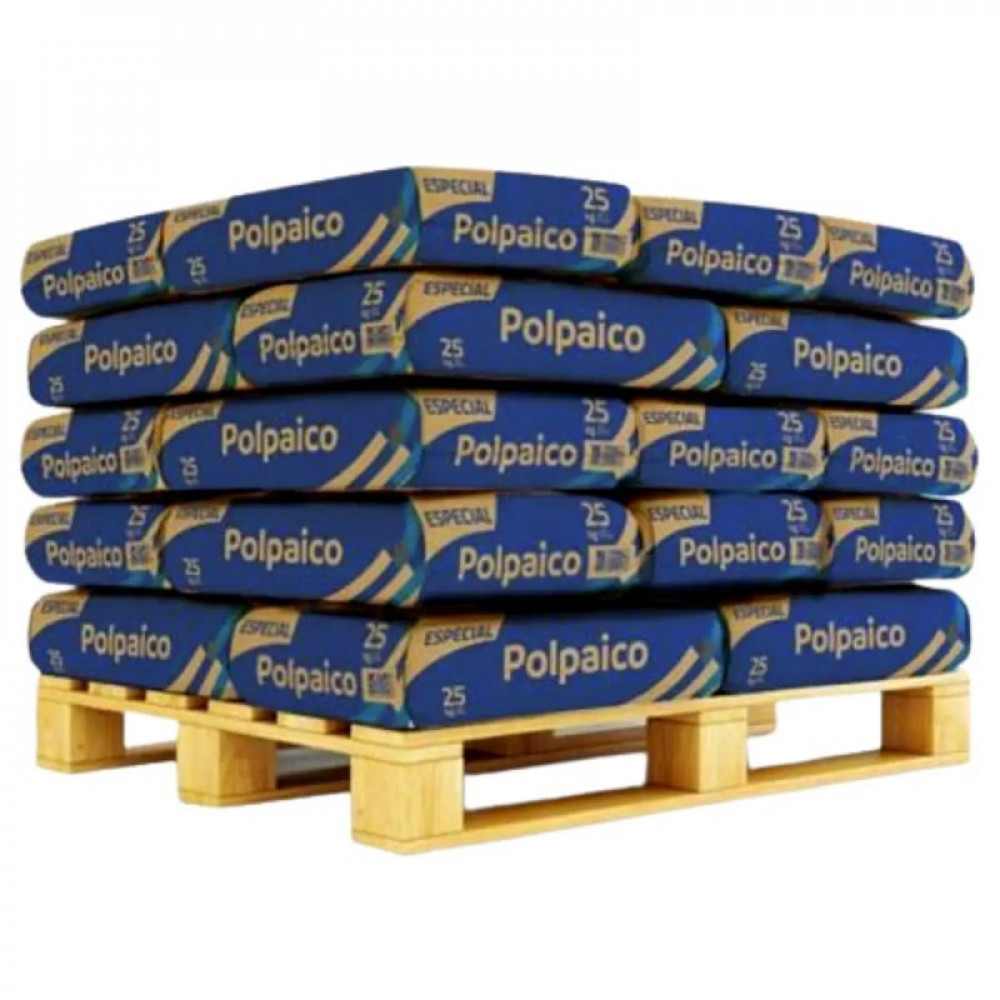 Cemento Polpaico 25kg Pallet 72 unidades