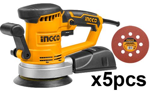 Lijadora roto orbital 450w  base 150 mm INGCO