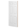 Puerta HDF Pompeya blanca 4.5cm x 70cm x 2 mt