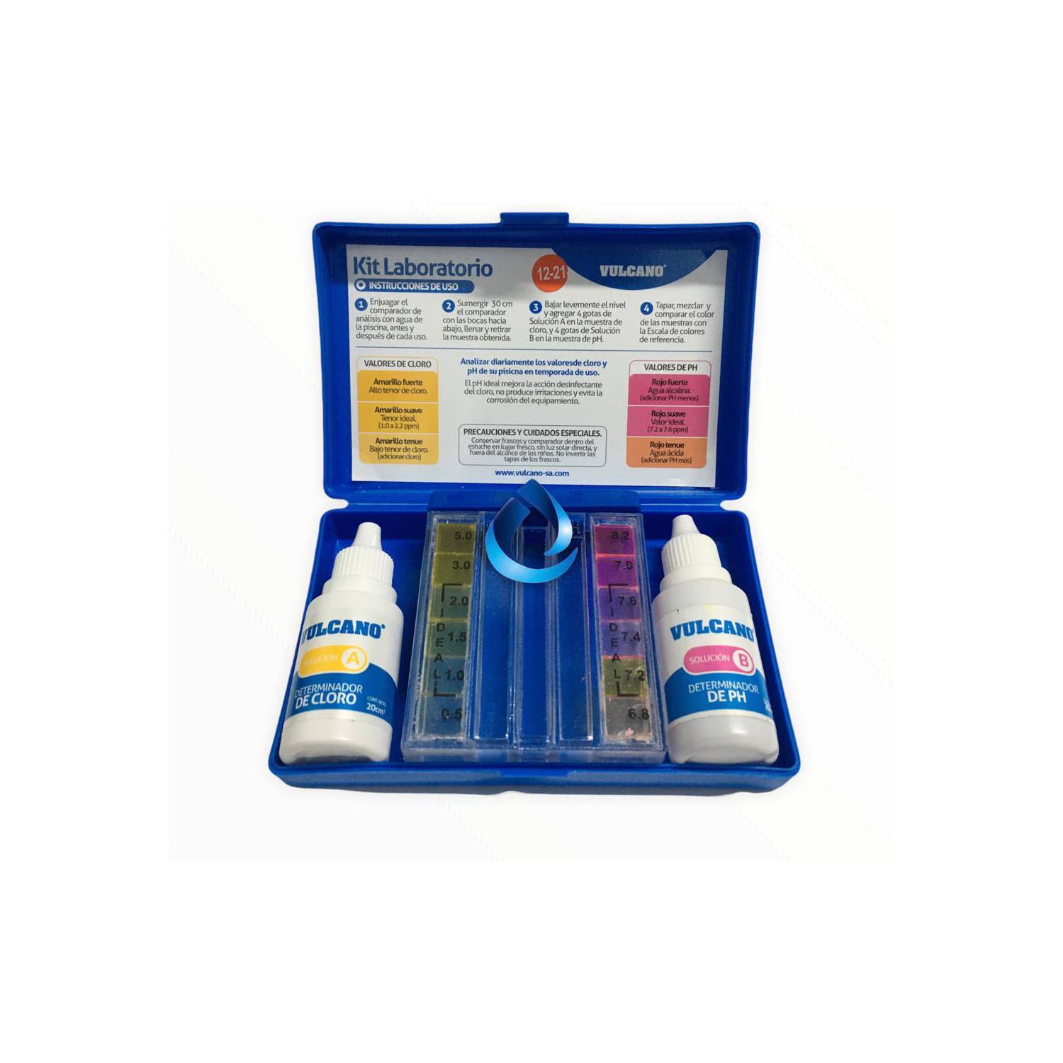 Set Tester PH y cloro para piscinas Vulcano