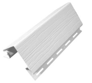 Siding pvc esquinero exterior 3 m × 80 mm blanco DVP