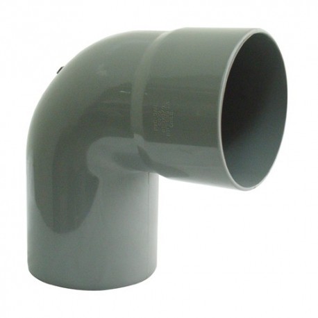 Codo sanitario gris   50x87.5°