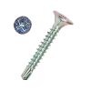 Tornillo volcanita punta broca zincado #8 × 2½″, 100 unidades