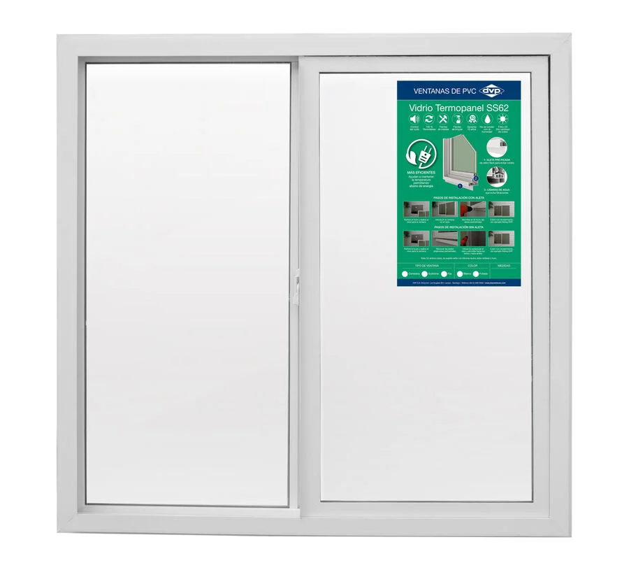Ventana corredera advance 100 x 100 cm Termopanel DVP