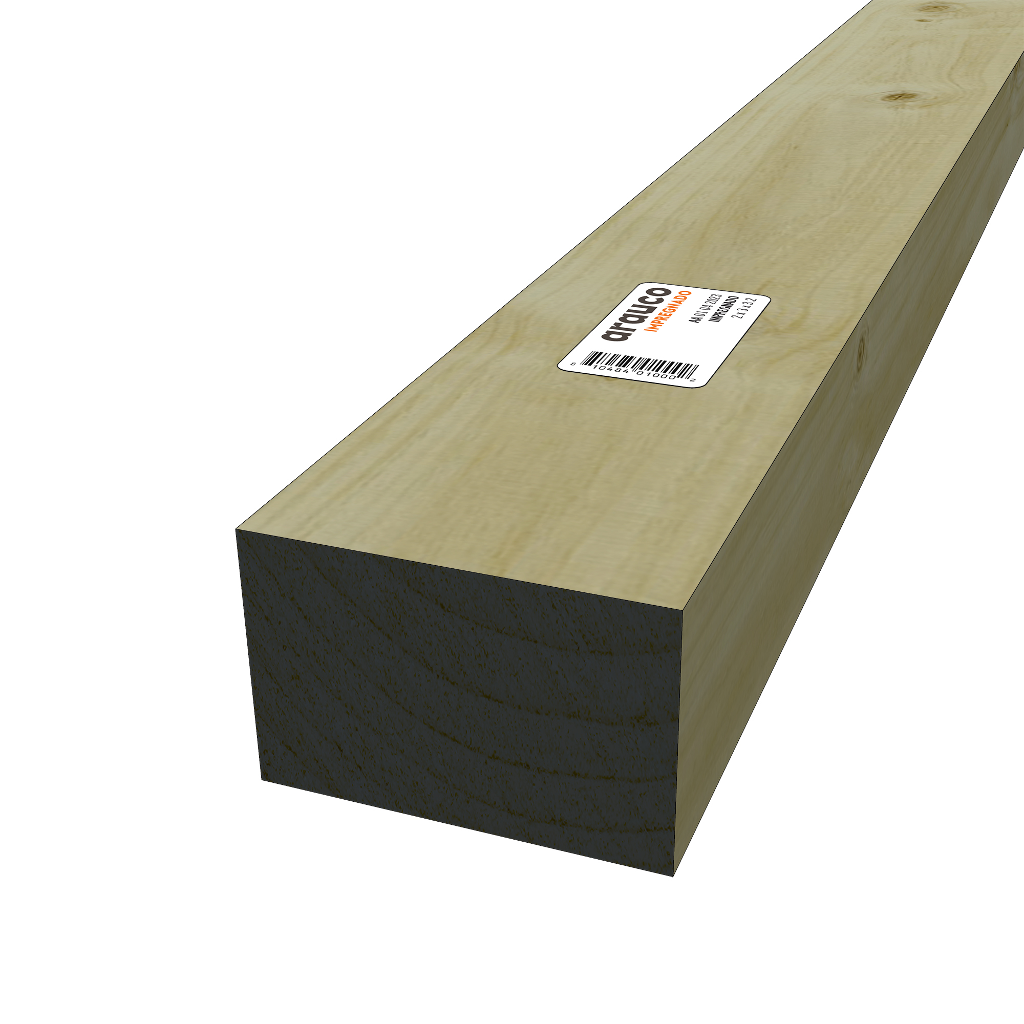 Pino Impregnado Bruto 2 x 3 x 3.20 Mts