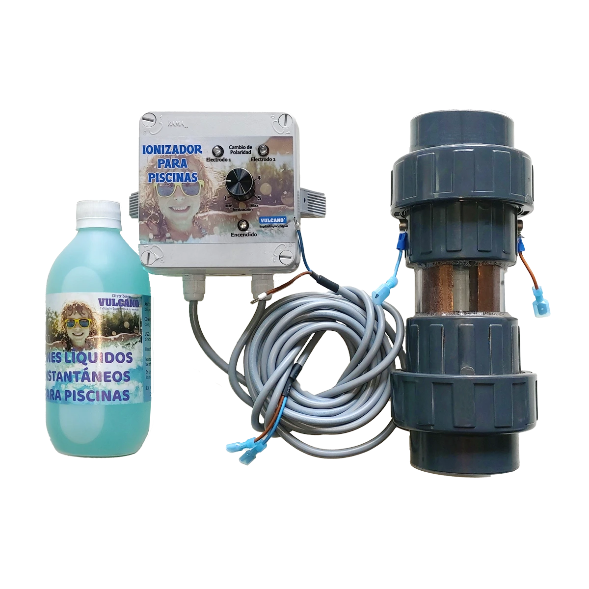 Ionizador electrico para piscina hasta 70 M3 Vulcano