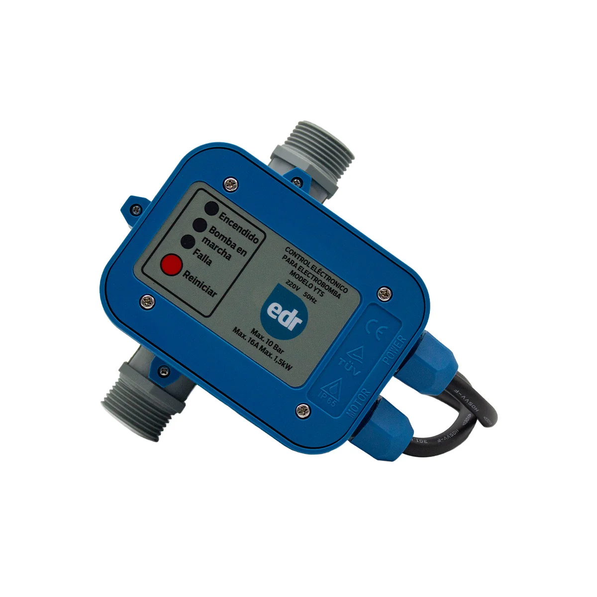Controlador electrónico 1" máximo 2HP (208714) EDR