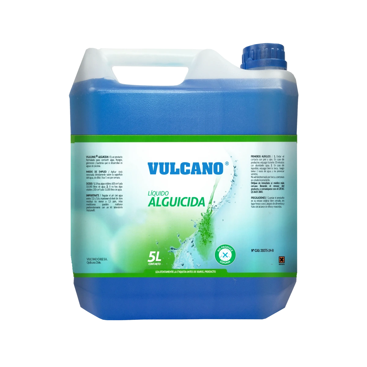 Alguicida azul 5 lt Vulcano