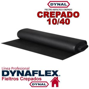 Papel fieltro 10/40 Crepado 40m2  DYNAL