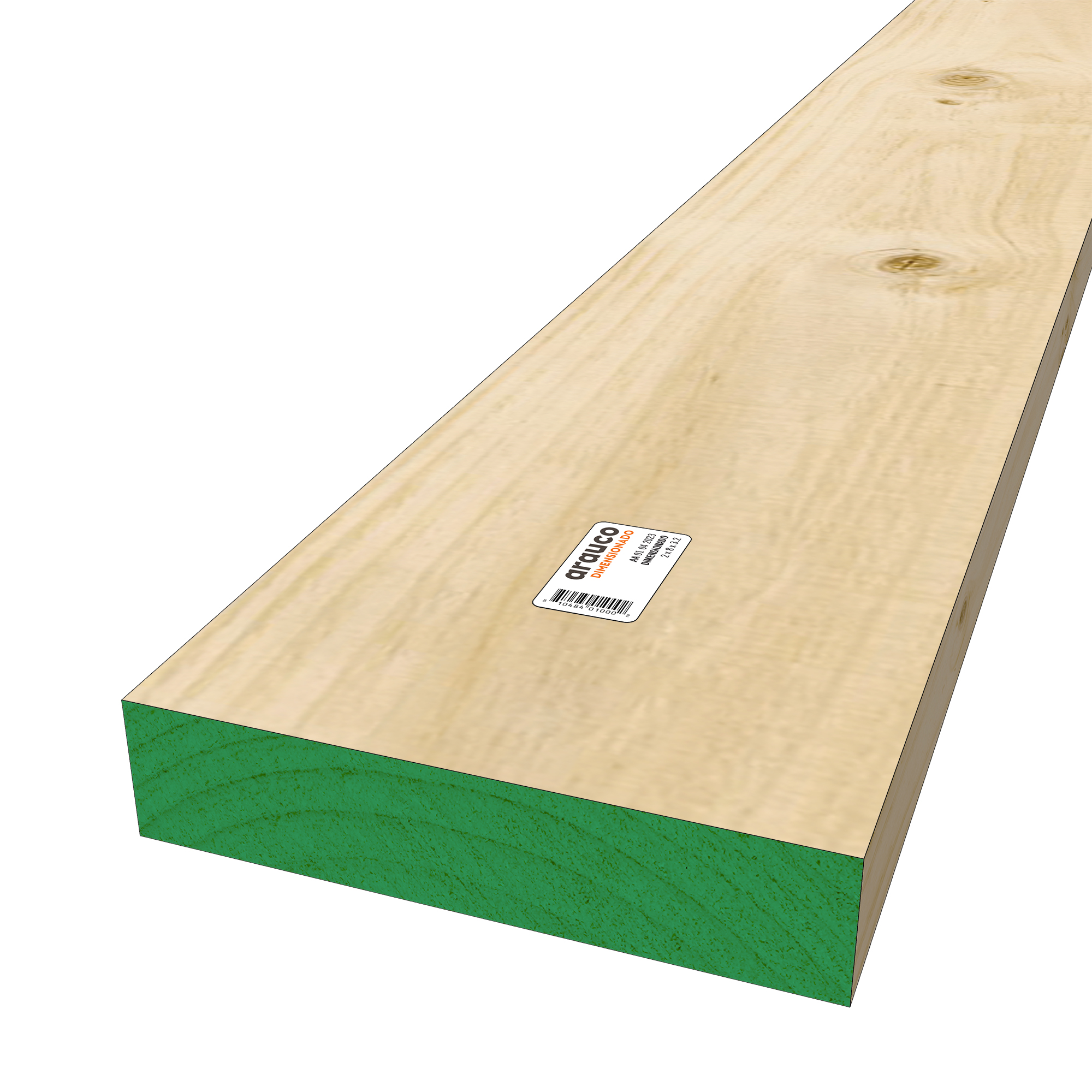 Pino bruto 2 x10 x 3.20 Mts