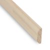 Moldura madera cubrejunta chaflan  9 x 30 x 3 Mts
