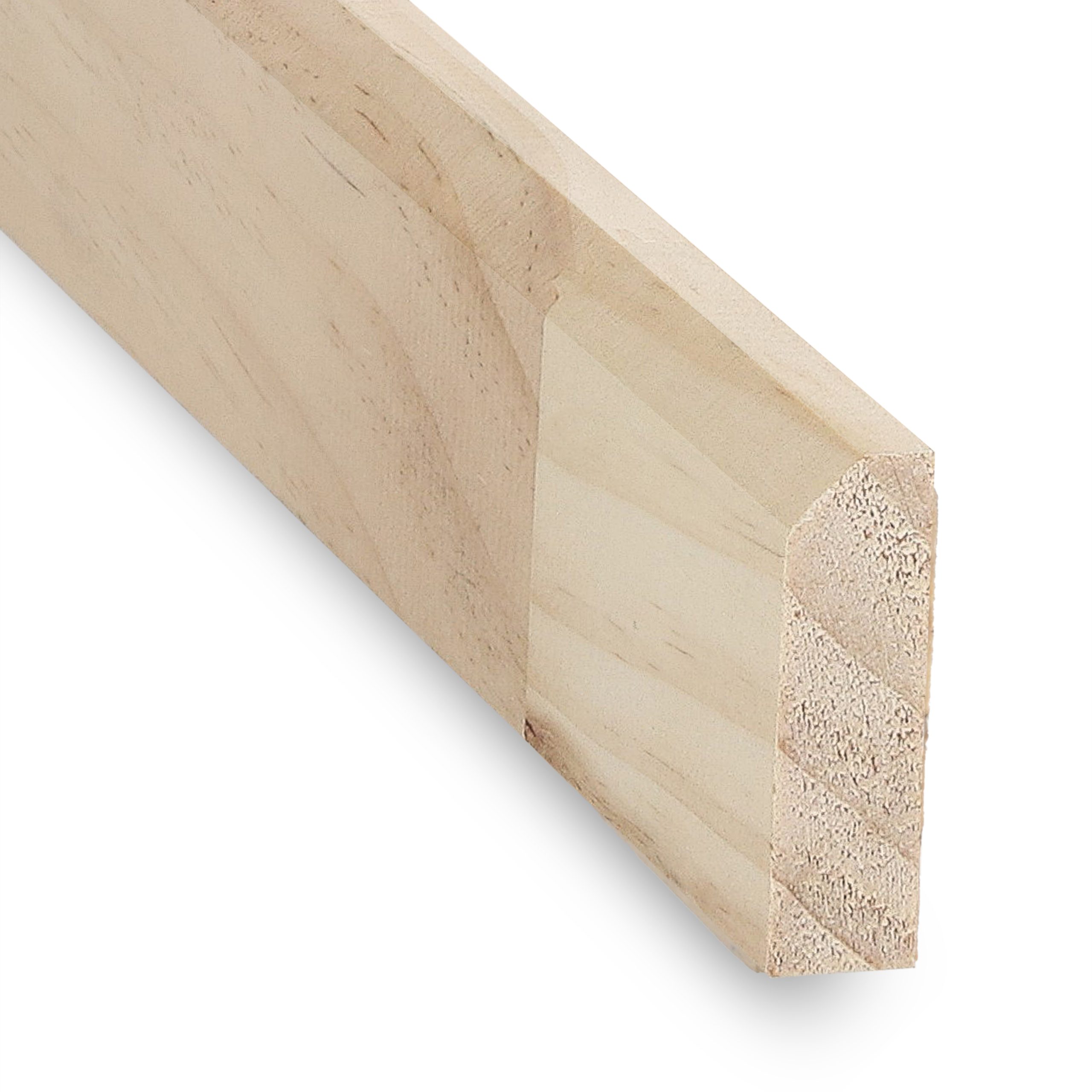 Moldura madera Guardapolvo Chaflan 13 x 42 x 3 Mts
