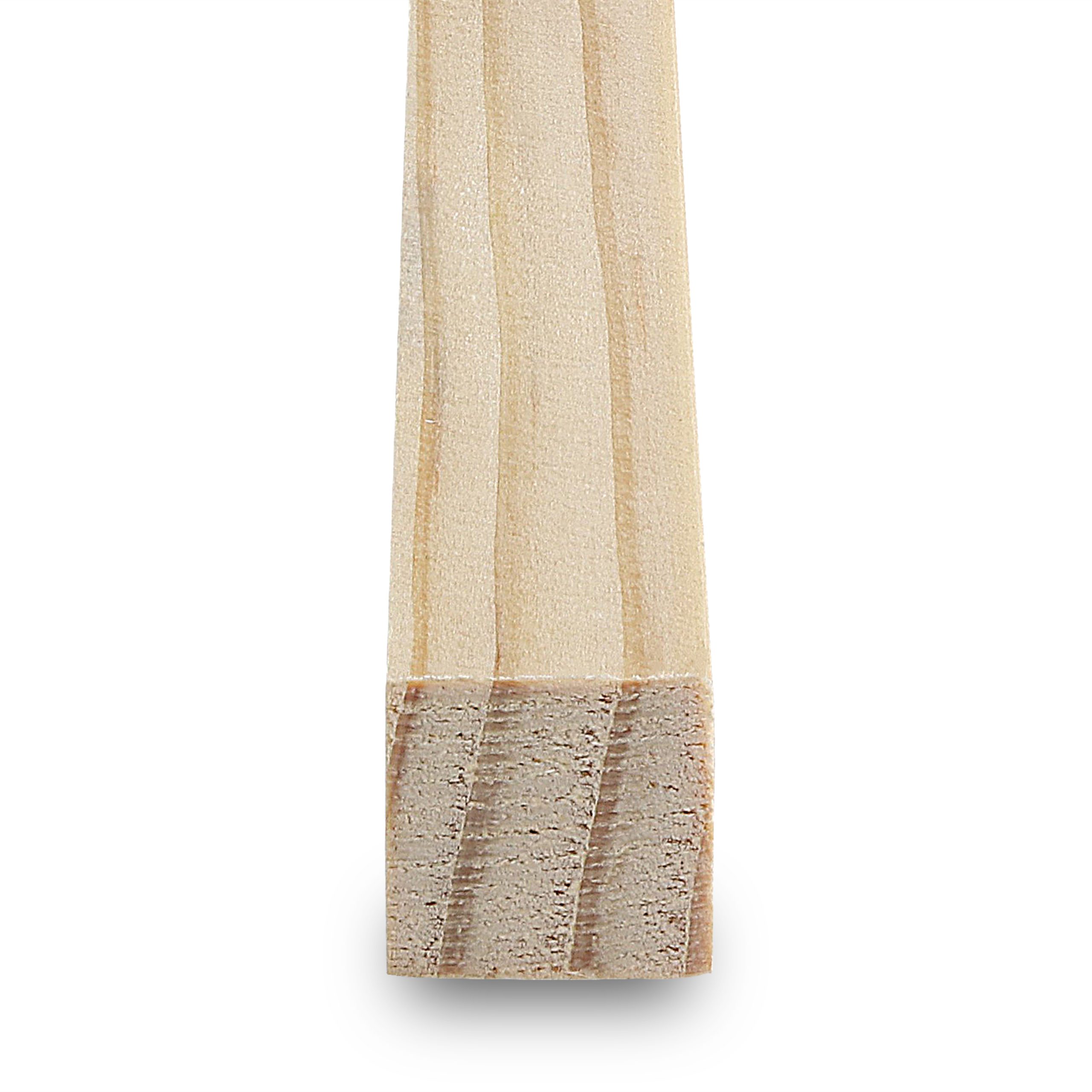 Moldura madera Junquillo Recto  19 x 19 x 3 Mts
