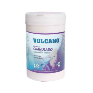 Cloro granulado 60% pureza 1kg Vulcano