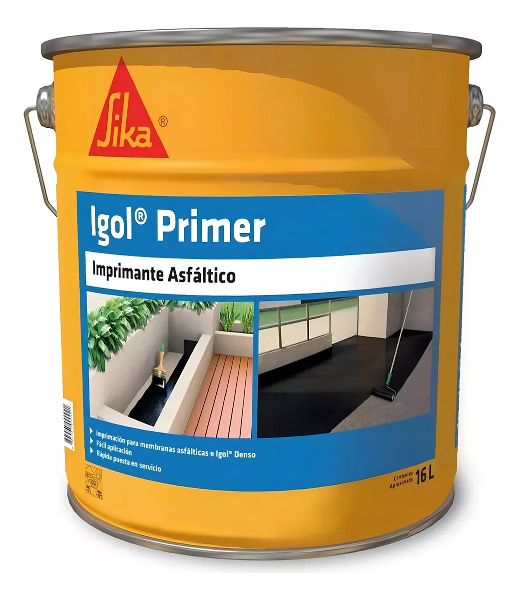 Sika Igol Primer imprimante asfaltico 16 Lts