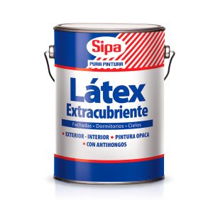 Latex extracubriente blanco 1gl Sipa