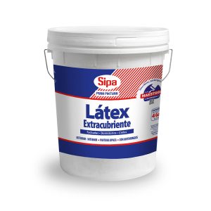 Latex extracubriente blanco tineta 4gl Sipa