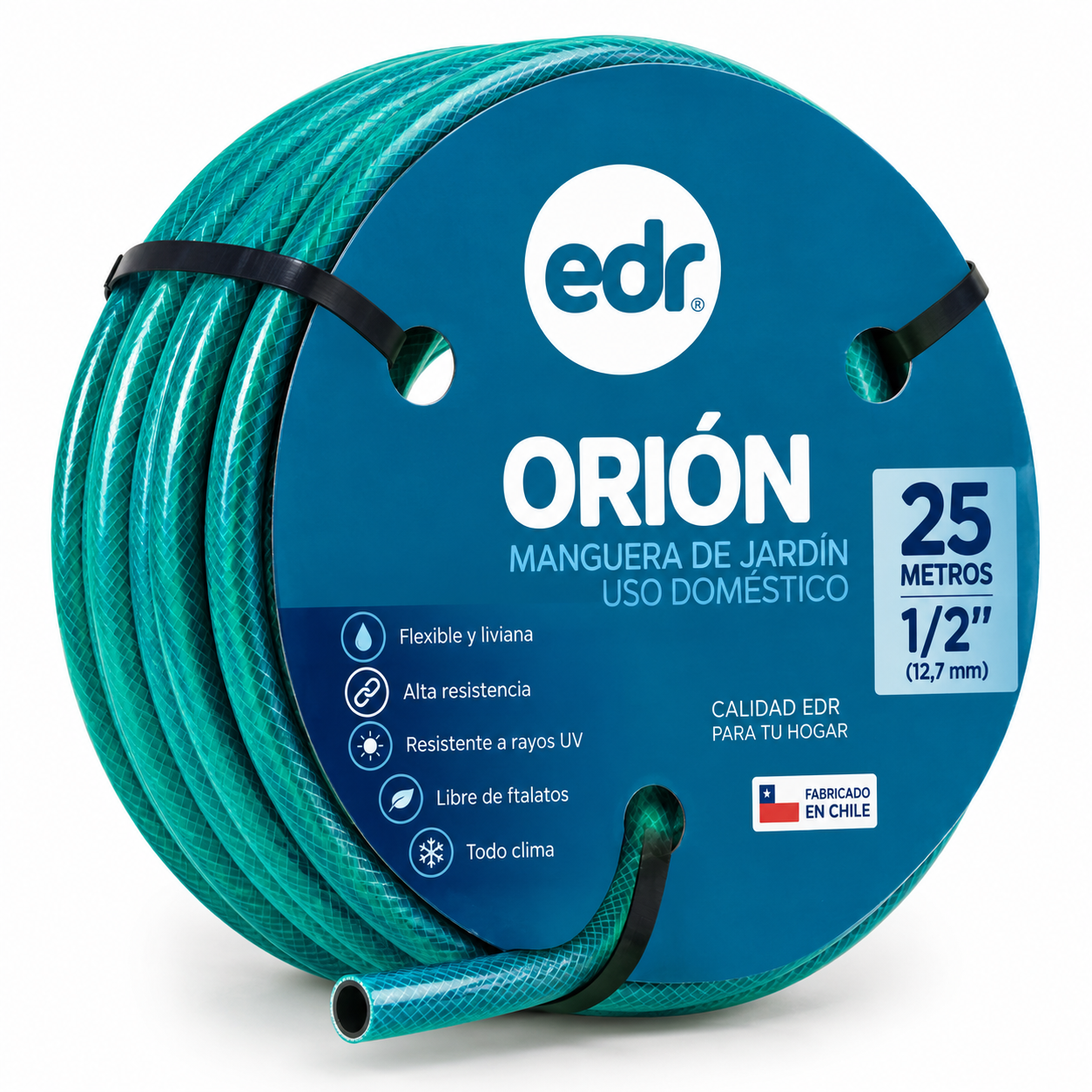 Manguera jardin malla reforzada Orion 1/2 25 Mts EDR