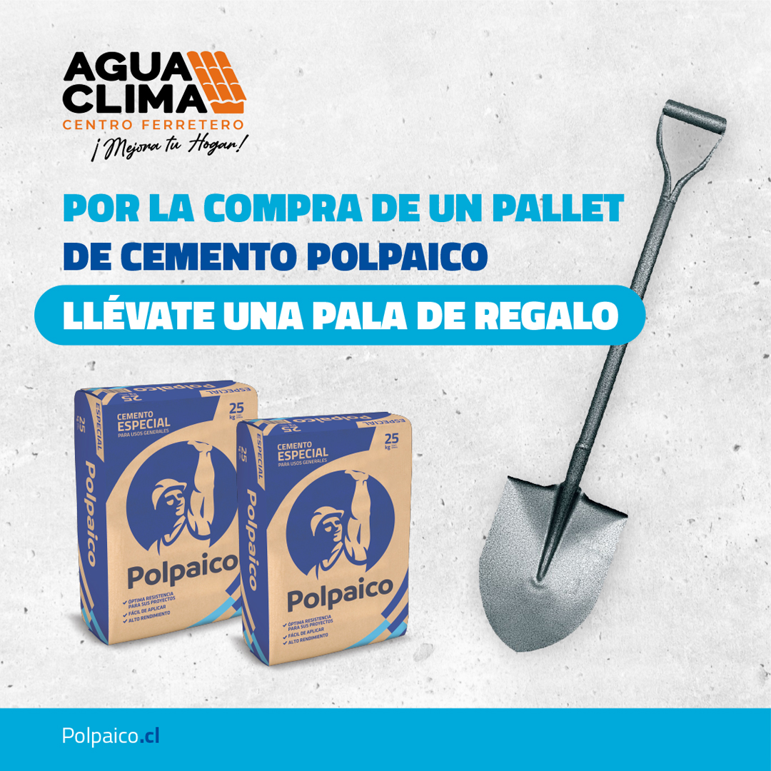 Cemento Polpaico 25kg Pallet 72 unidades