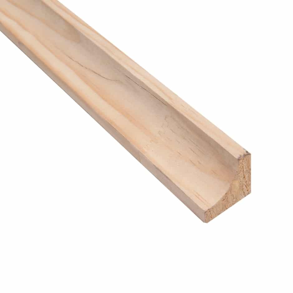 Moldura madera cornisa  28 x 28 x 3 Mts