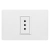 Enchufe simple 10A Luzica blanco  Bticino
