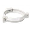 Abrazadera tubo bajada canaleta 75 mm blanco, Hoffens