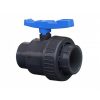 Valvula bola PVC con union americana 20mm