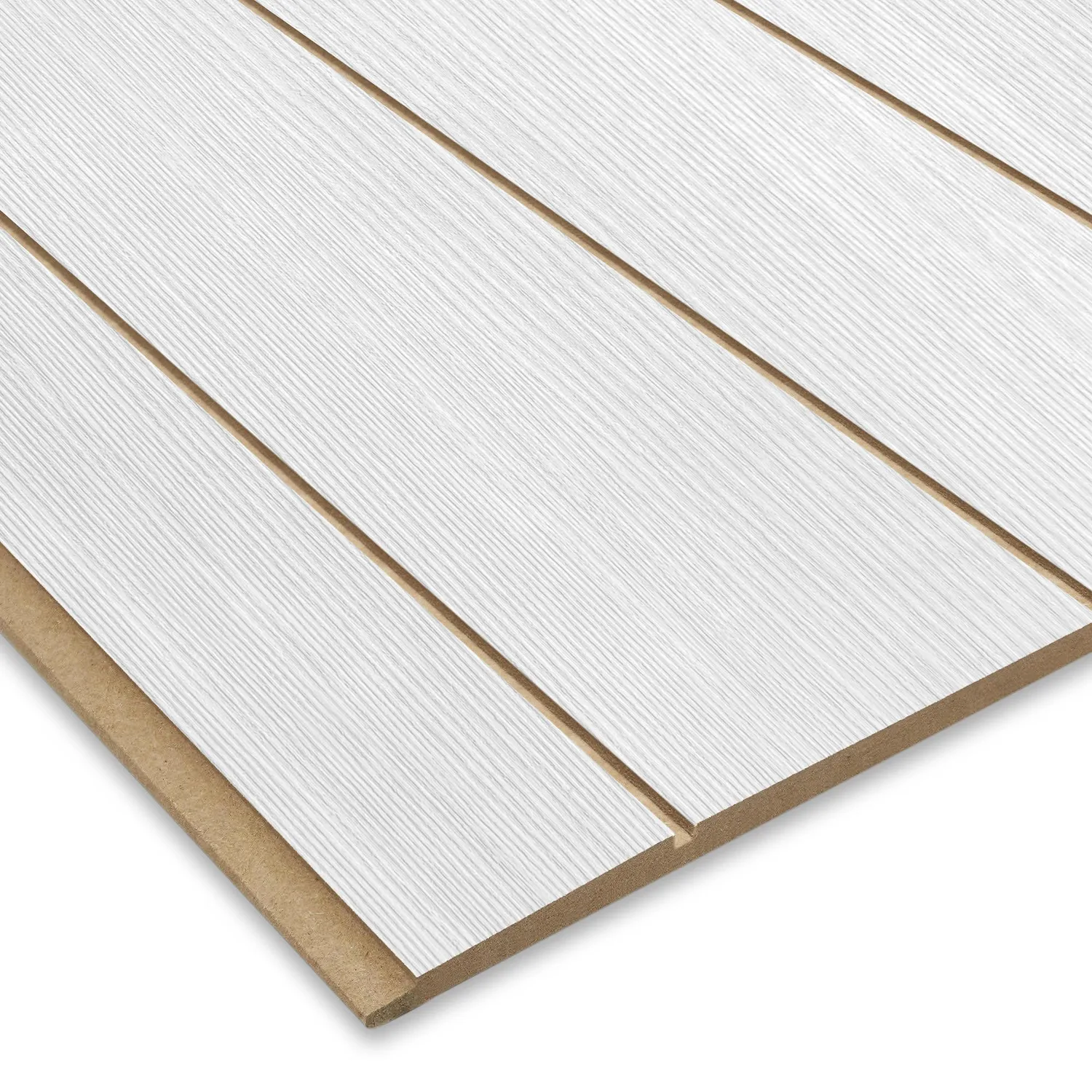 Placa MDF ranurado pintado Laricina 1.22 x 2.44  Mts Masisa