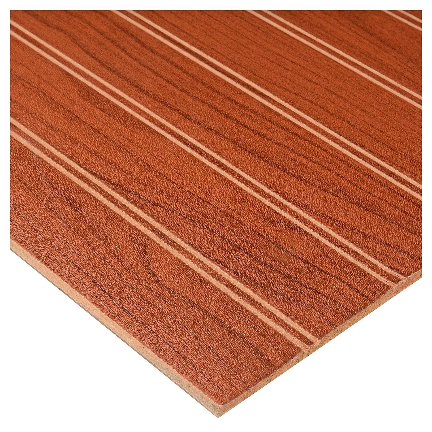Placa MDF ranurado pintado Cerezo 1.22 x 2.44  Mts Masisa