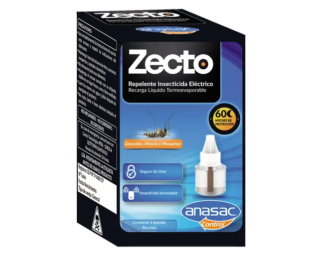 Insecticida liquido recarga para difusor 45ml  ZECTO Anasac
