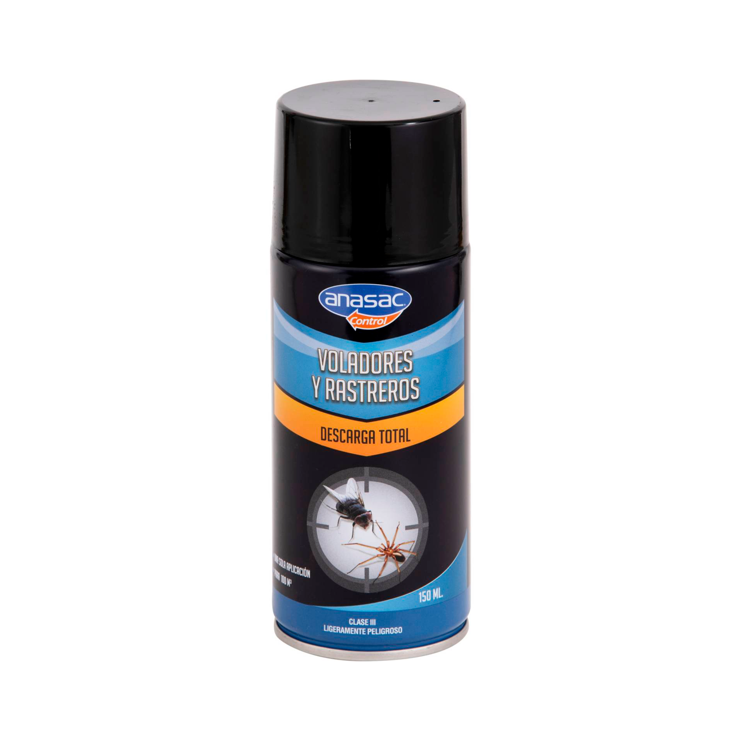 Voladores rastreros insecticida descarga total 150ml Anasac